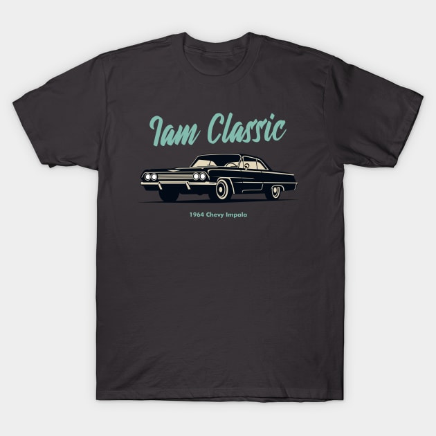 Im Classic Impala American Cars T-Shirt by Turbo29